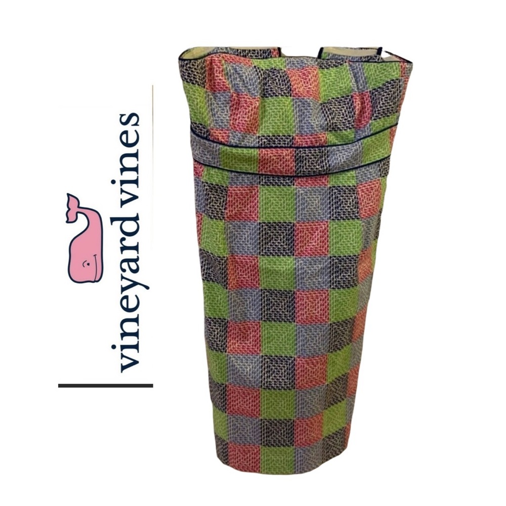 Vineyard Vines Vibrant Fun Strapless Dress